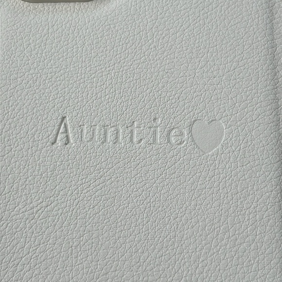 iPhone 14 PLUS “Auntie” Heart Phone Case, Cream Beige Accessory Tech, Aunt - Picture 2 of 11